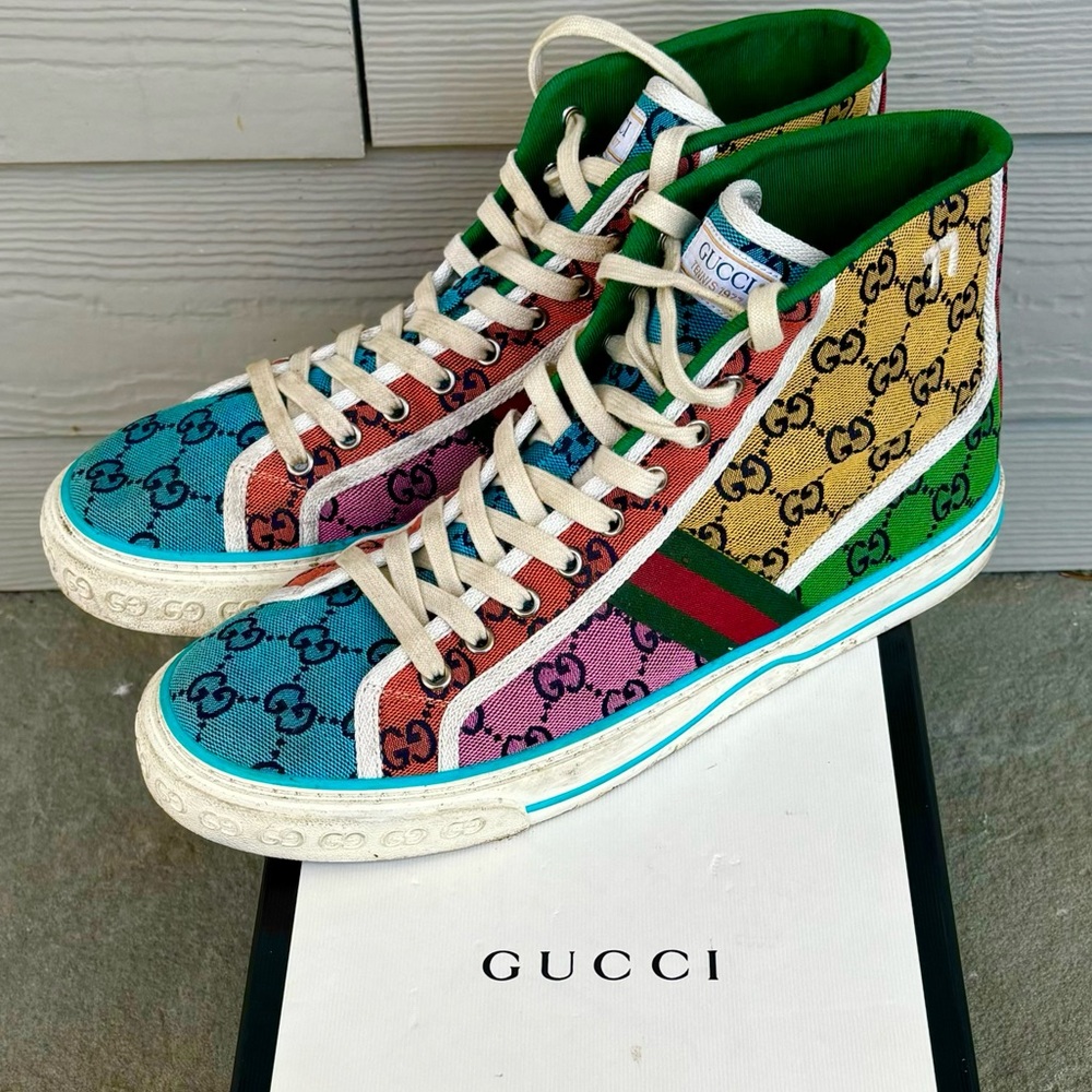 Gucci Multicolor High-Top Sneakers